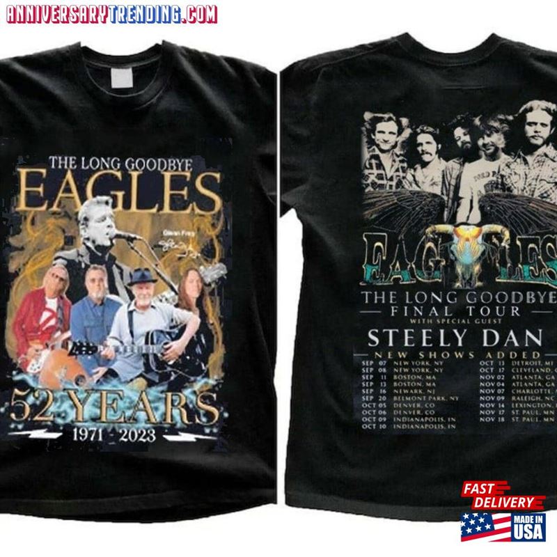 Eagles Band Tour 2023 Shirt The Long Goodbye Gift On Halloween Sweatshirt Unisex