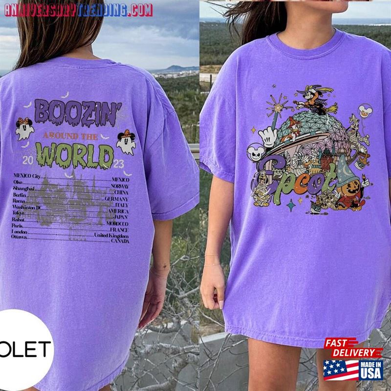 Epcot World Tour Halloween Shirt Hoodie Sweatshirt