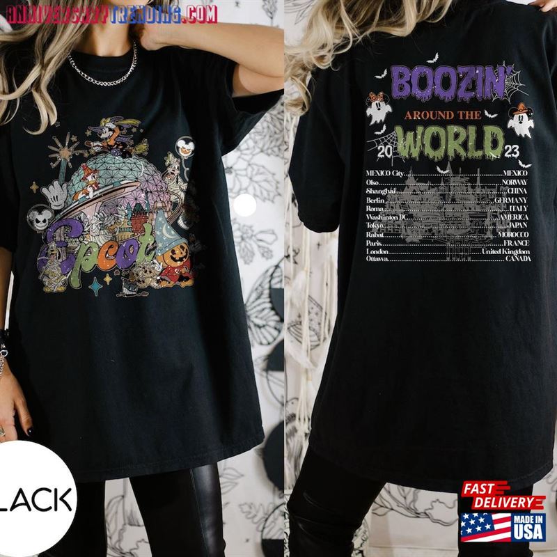 Epcot World Tour Halloween Shirt T-Shirt Classic