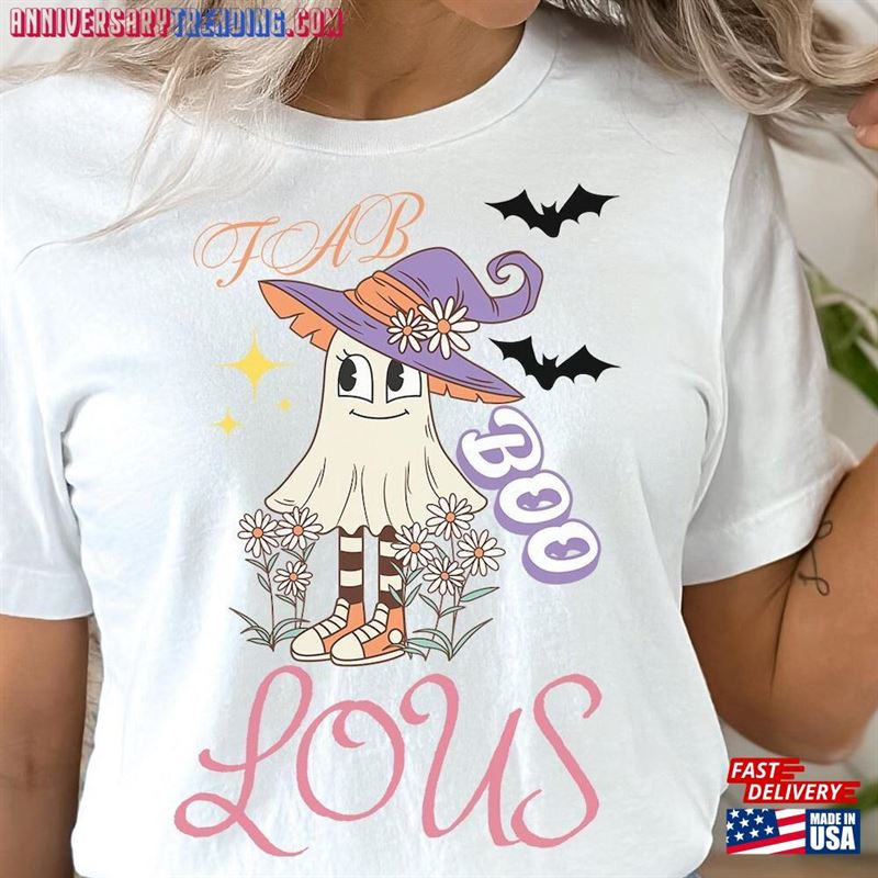 Fab Boo Lous Shirt Retro Halloween Shirts Tshirt T-Shirt Sweatshirt