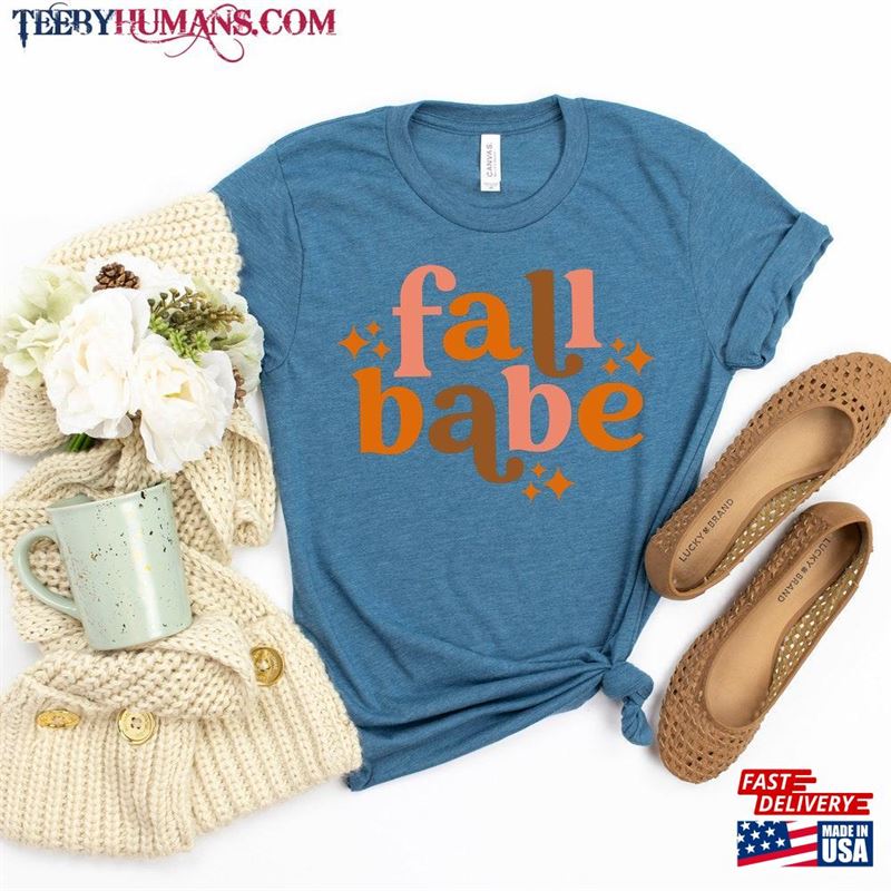 Fall Baby Clothes Retro Babe Shirt Classic Hoodie