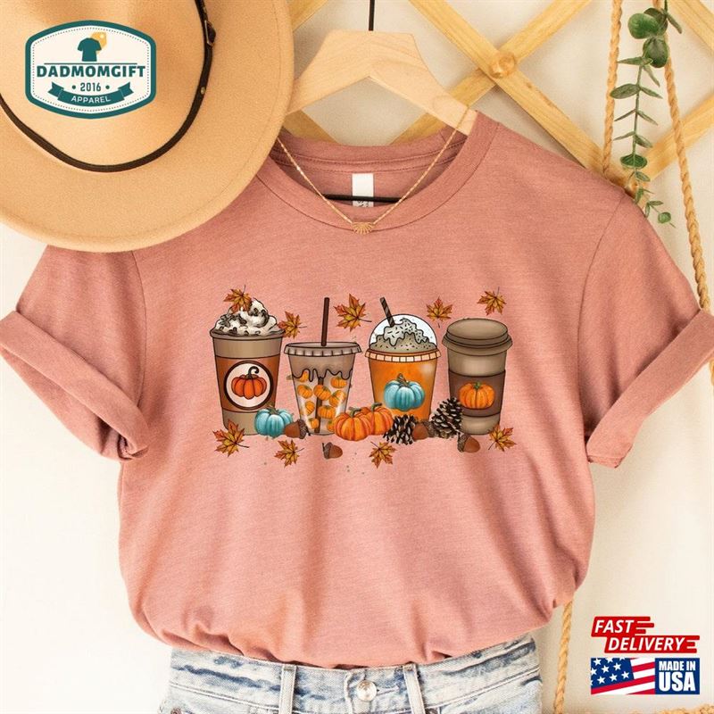 Fall Coffee Comfort Colors Shirt Pumpkin Spice Latte Lover Gift Hoodie Unisex Fall Coffee Comfort Colors Shirt Pumpkin Spice Latte Lover Gift Hoodie Unisex
