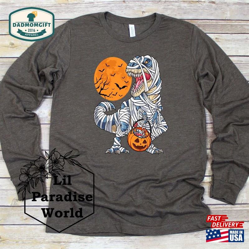 Fall Dinosaur Longsleeve Men Sweatshirt T-Shirt Fall Dinosaur Longsleeve Men Sweatshirt T-Shirt