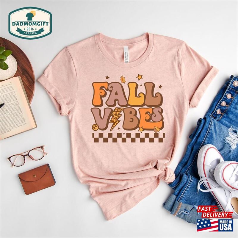 Fall Vibes Shirt Retro Halloween Comfort Colors Spooky Season T-Shirt Sweatshirt Fall Vibes Shirt Retro Halloween Comfort Colors Spooky Season T-Shirt Sweatshirt