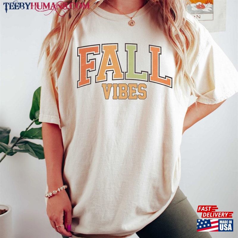 Fall Vibes Sweatshirt Halloween Hoodie T-Shirt