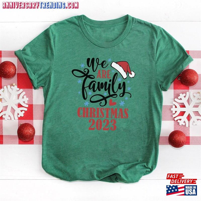 Family Christmas 2023 Shirt Matching Santa Shirts Classic Sweatshirt