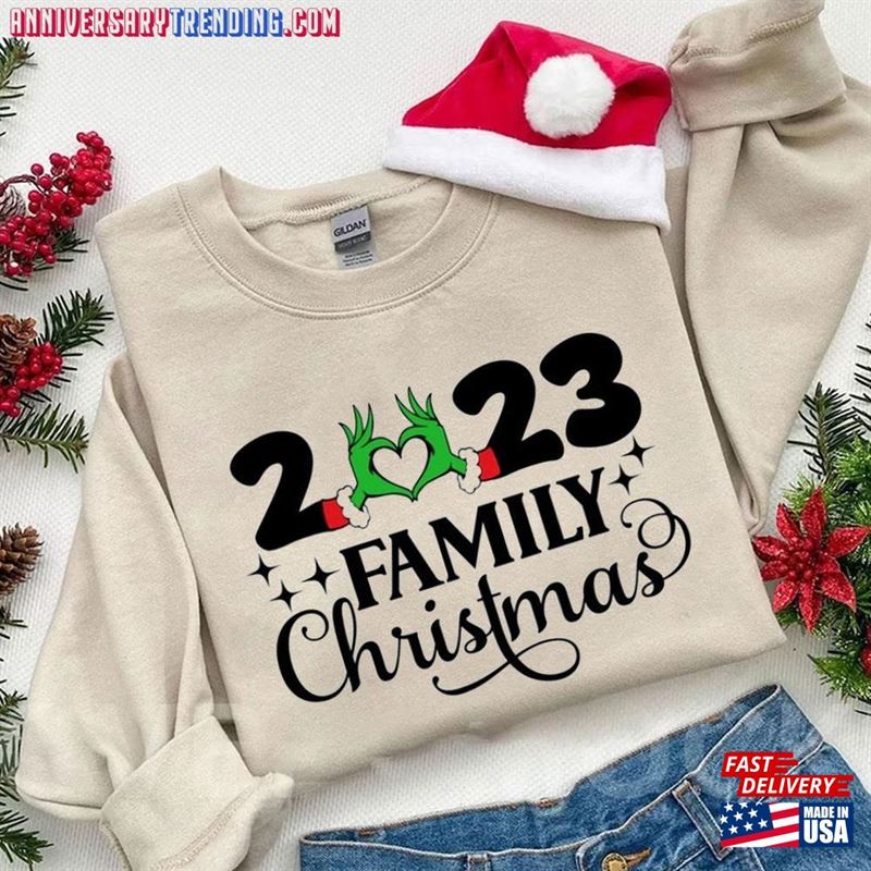 Family Christmas Shirts Gifts Crew Shirt T-Shirt Sweatshirt