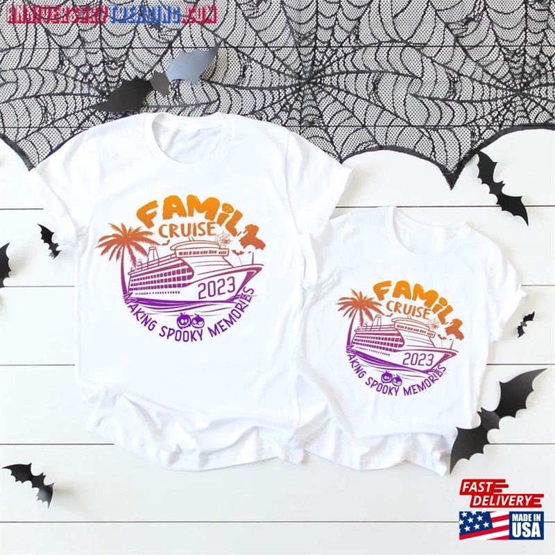 Family Cruise 2023 Making Spooky Together Halloween Shirt Sweater Shirts Sweatshirt Classic