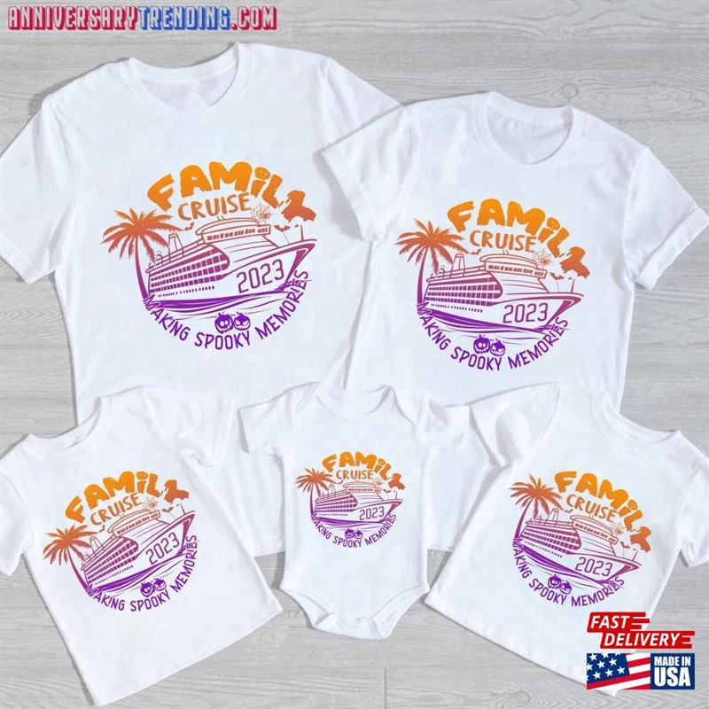 Family Cruise 2023 Making Spooky Together Halloween Shirt Sweater Shirts Sweatshirt Classic