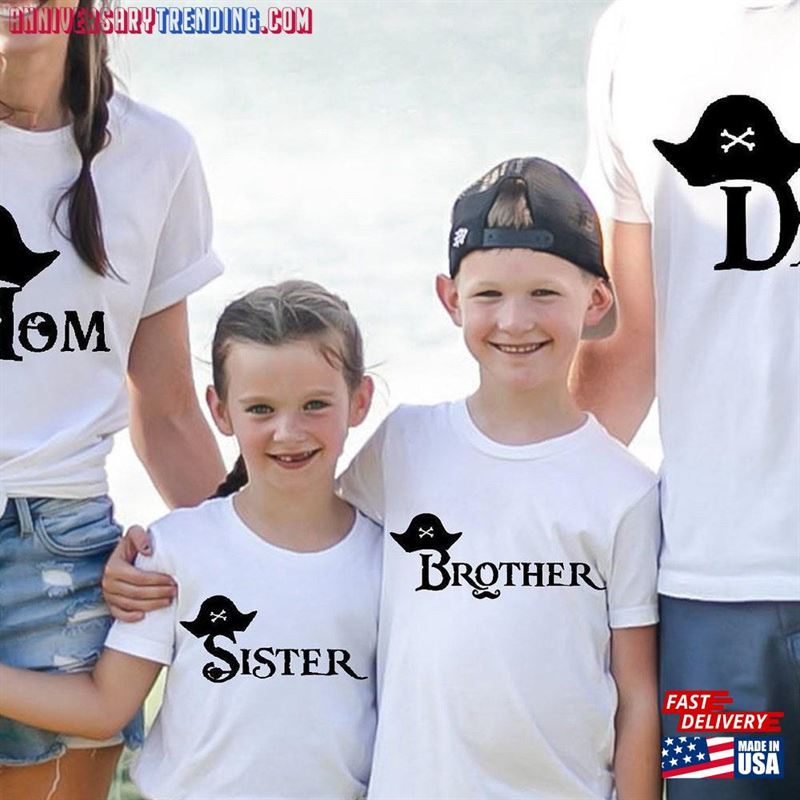 Family Pirate Shirts Cruise Tee Crew Shirt Hoodie Classic