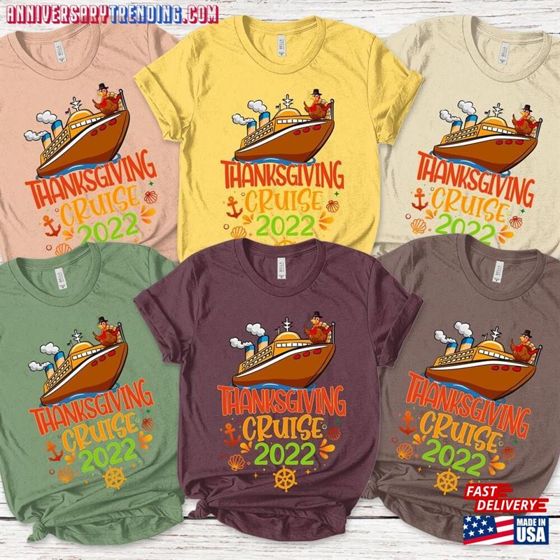 Family Thanksgiving Cruise  Autumn Squad Matching Shirt T-Shirt Classic