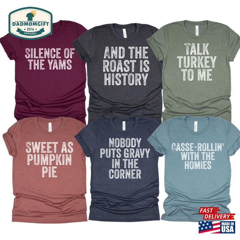 Family Thanksgiving Shirts Puns Shirt Funny Matching Classic T-Shirt