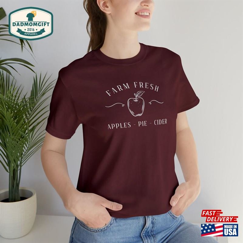 Farm Fresh Apples Shirt Pies Cider Apple Fall Classic Hoodie