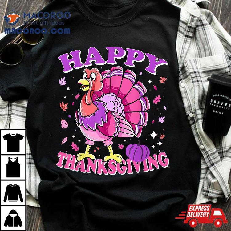 Female Turkey Happy Thanksgiving Shirt