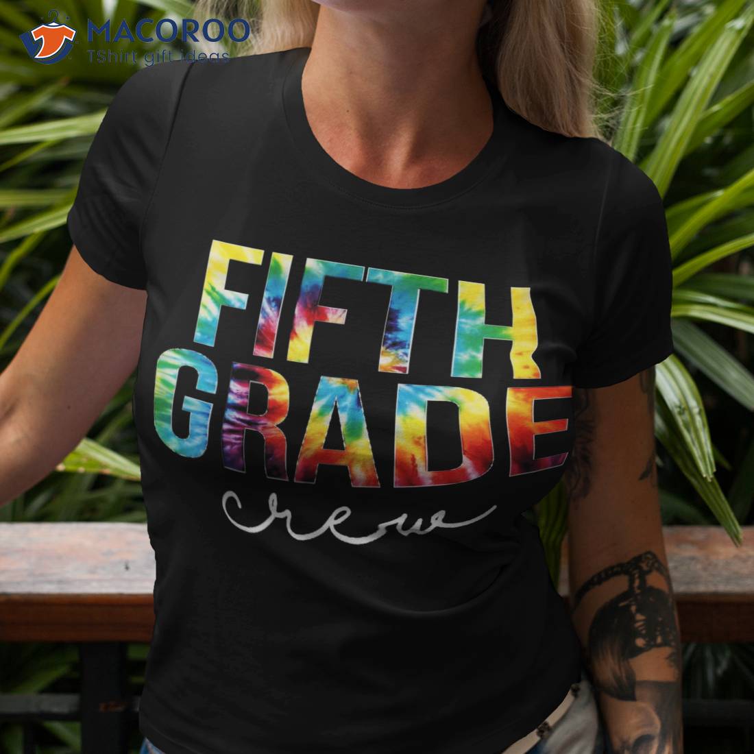 Fifth Grade Crew Tie Dye Appreciation Day Back To School Shirt