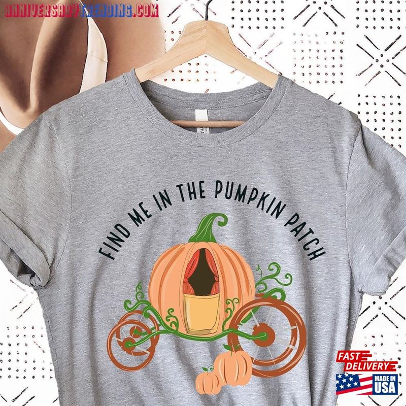 Find Me In The Pumpkin Patch T-Shirt Pumpkins Shirt Vintage Fall Hoodie Unisex