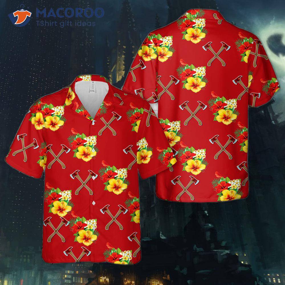 Fire Axe Hawaiian Shirt