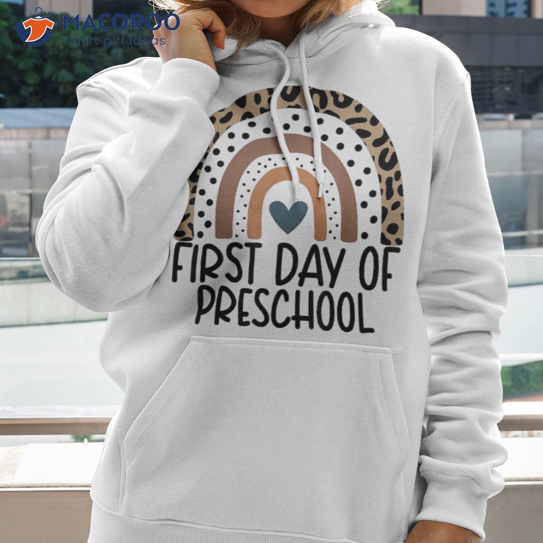 First Day Of Preschool Rainbow Teacher Girls Back To School Shirt