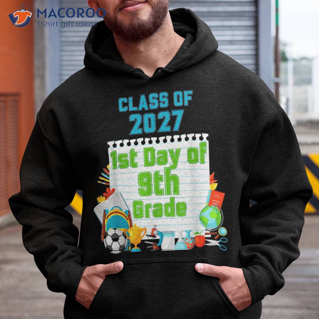 First Day Of School 9th Grade Class 2027 Shirt