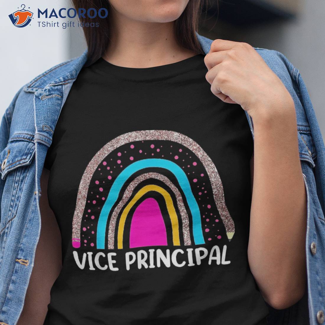 First Day Of Vice Principal Shirts, Back To School Rainbow Shirt