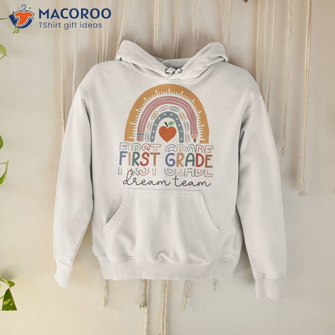 First Grade Dream Team Rainbow Welcome Back To School Shirt