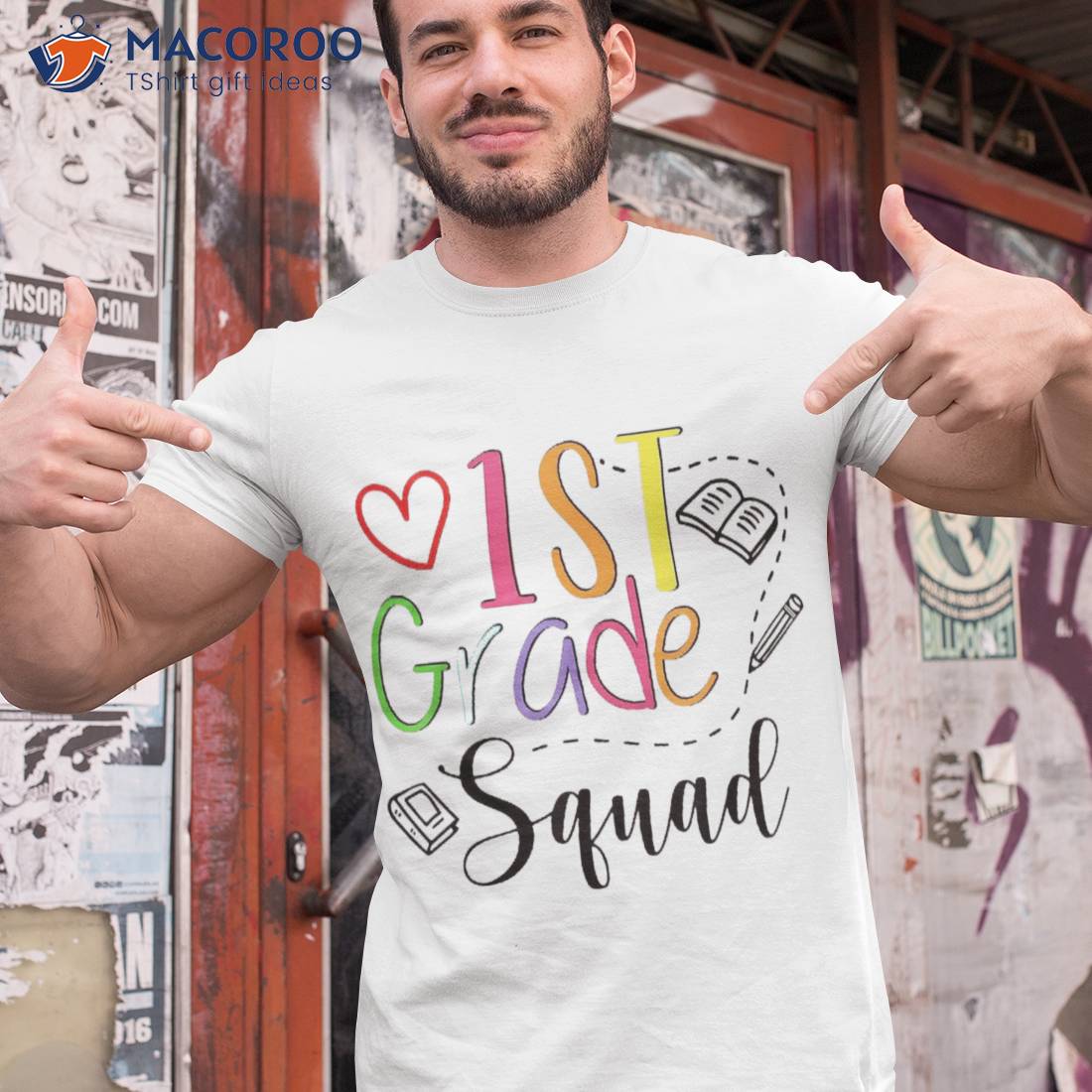 First Grade Squad Welcome Back To School Teacher Kids Shirt