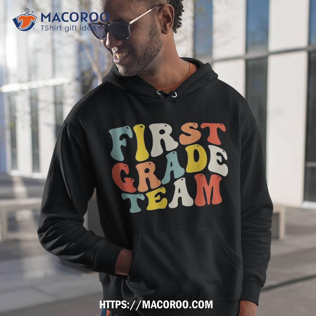 First Grade Team Back To School 1st Teacher Boys Kids Shirt