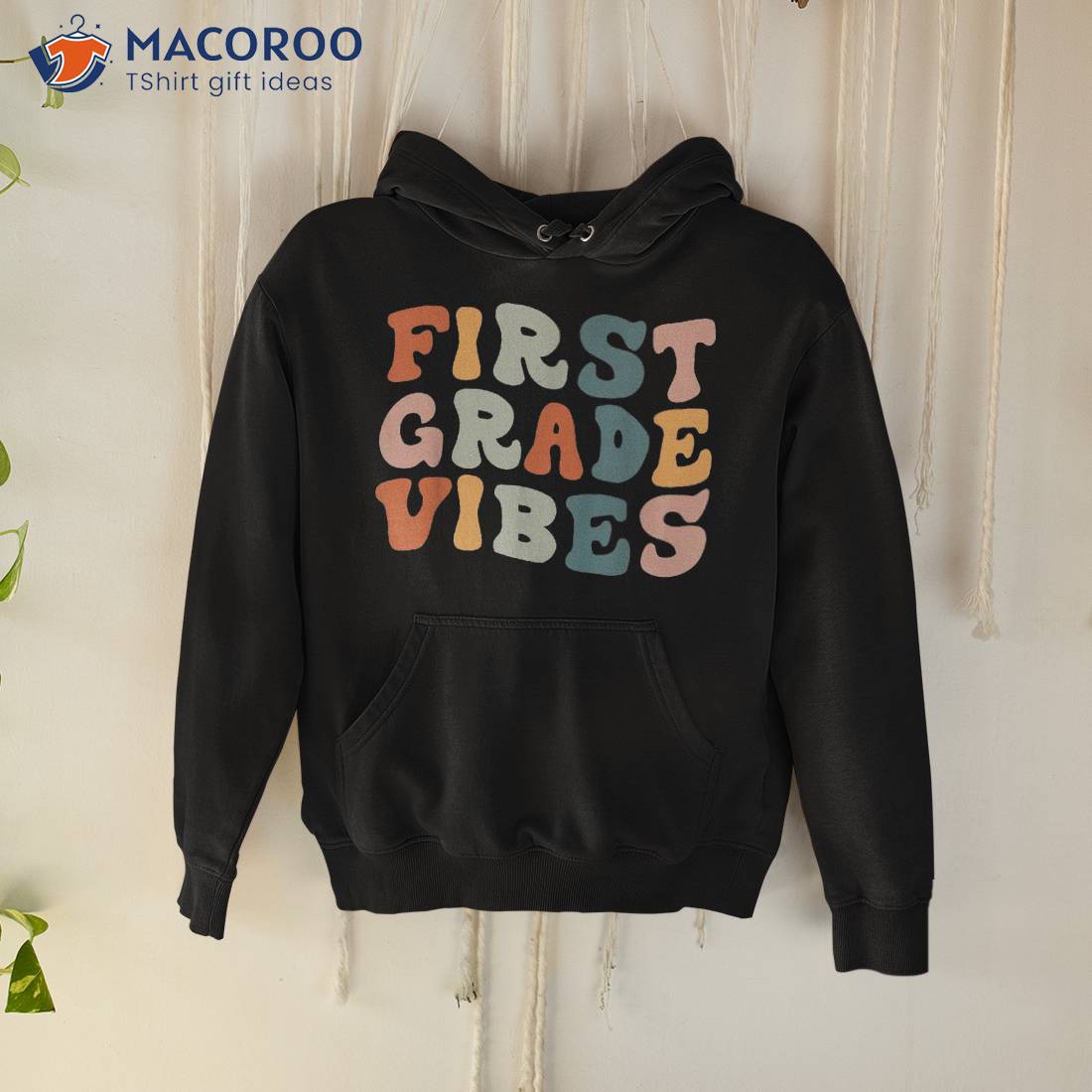 First Grade Vibes Back To School Retro 1st Teacher Shirt