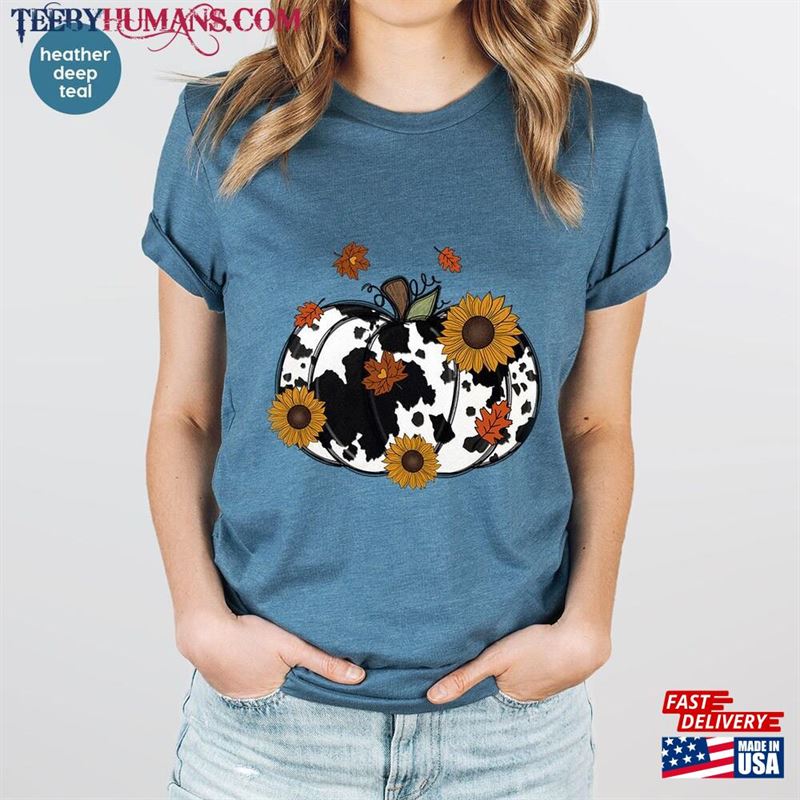 Flowers Gift Tee Thanksgiving Family Shirts Thankful Sunflower Leopard Tees Hoodie T-Shirt