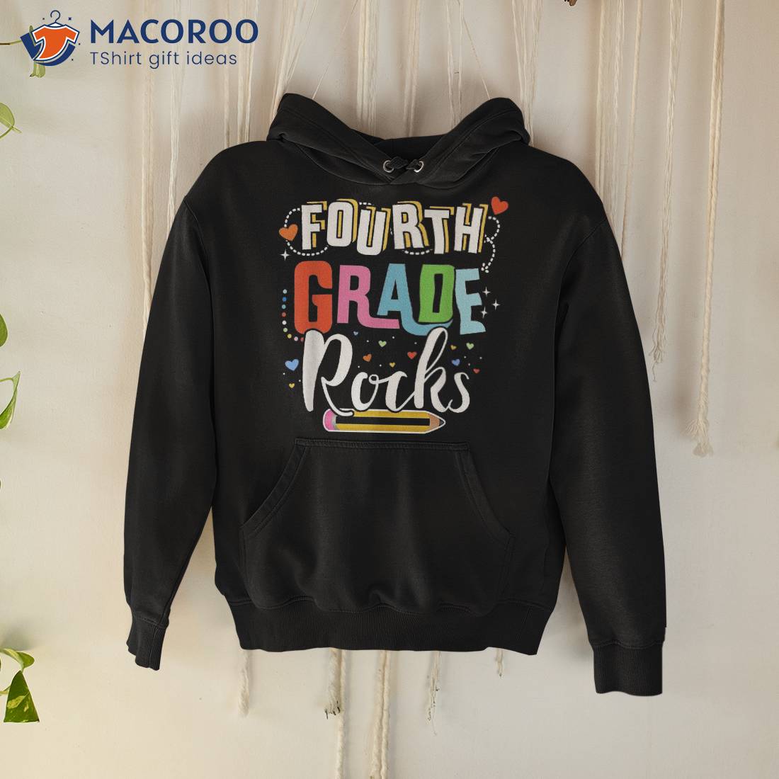 Fourth Grade Rocks 4th Back To School Teacher Student Shirt