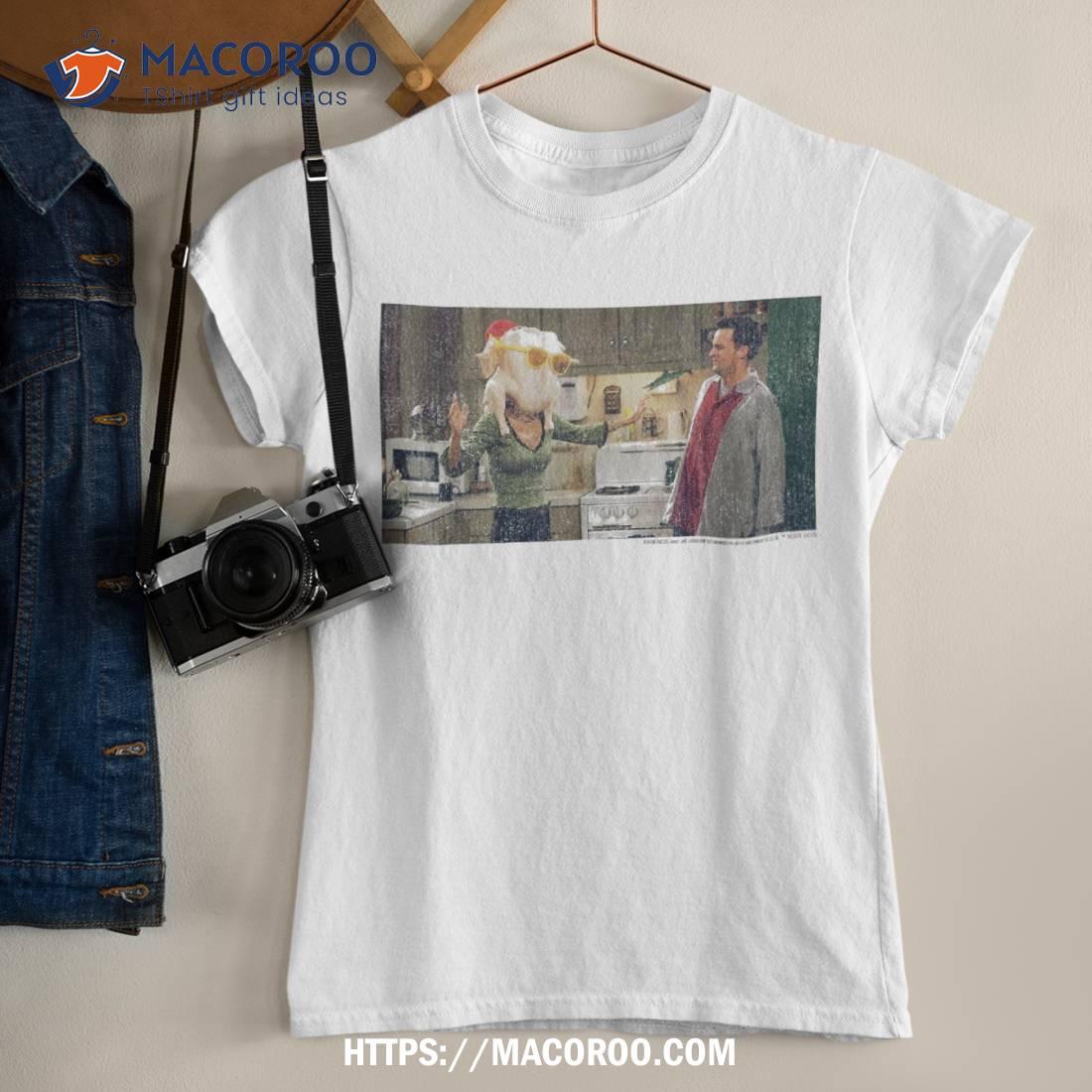 Friends Thanksgiving Turkey Head Monica Portrait Shirt