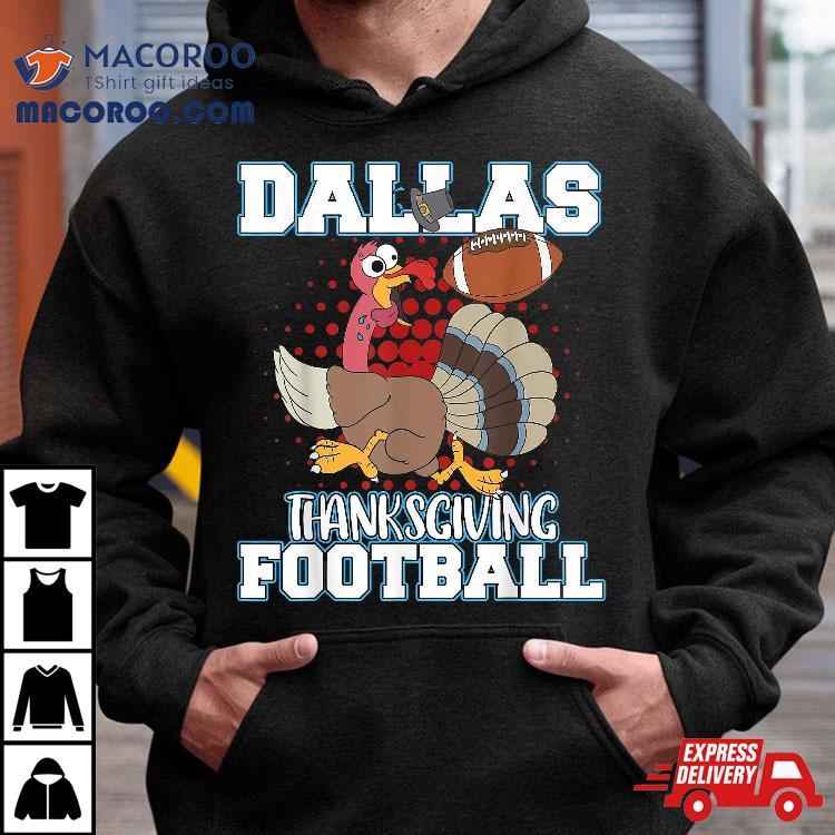 Funny Dallas Thanksgiving Football Turkey Shirt