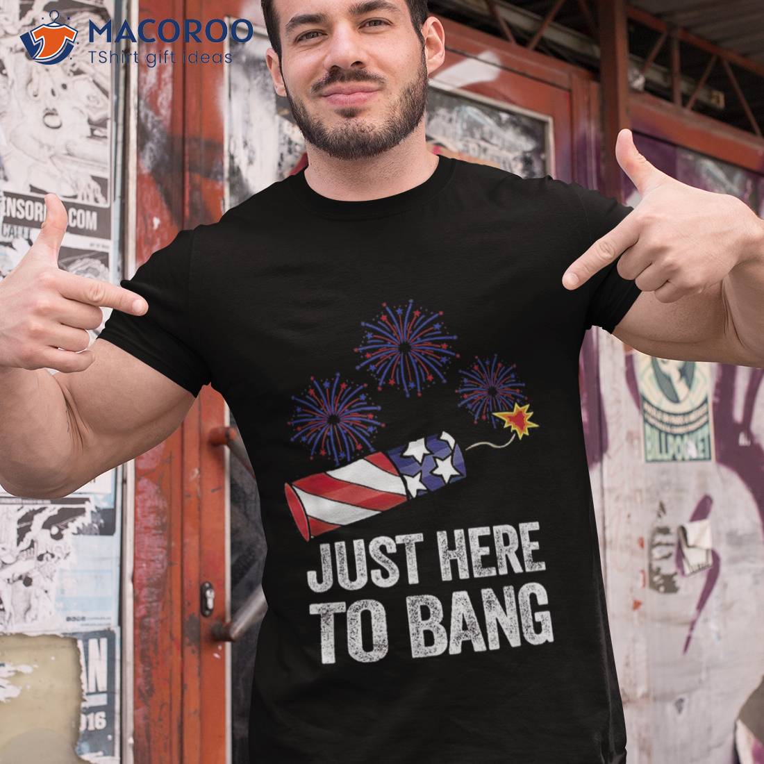 Funny Fourth Of July 4th I’m Just Here To Bang Shirt