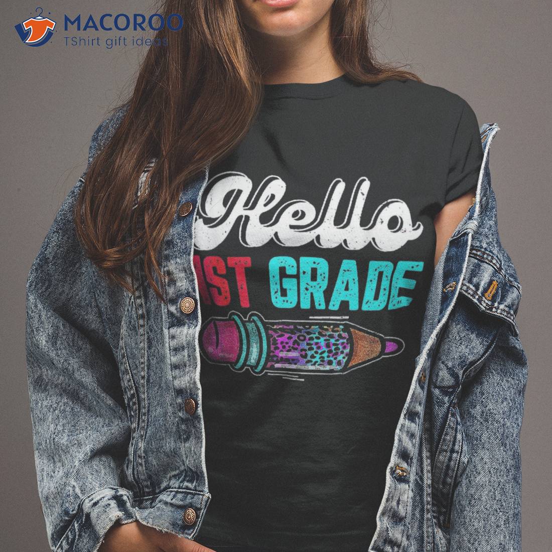 Funny Hello 1st Grade Back To School First Day Of Shirt