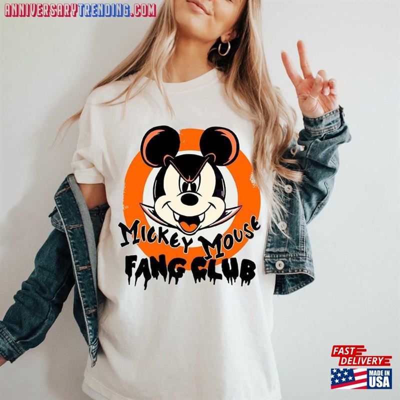 Funny Mouse Fang Club Halloween 2023 Shirt Movie Matching Party Family Classic Sweatshirt