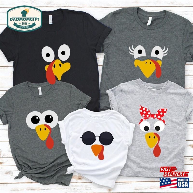 Funny Thanksgiving Tee T Shirts Fall Shirt Cute Turkey Hoodie Sweatshirt