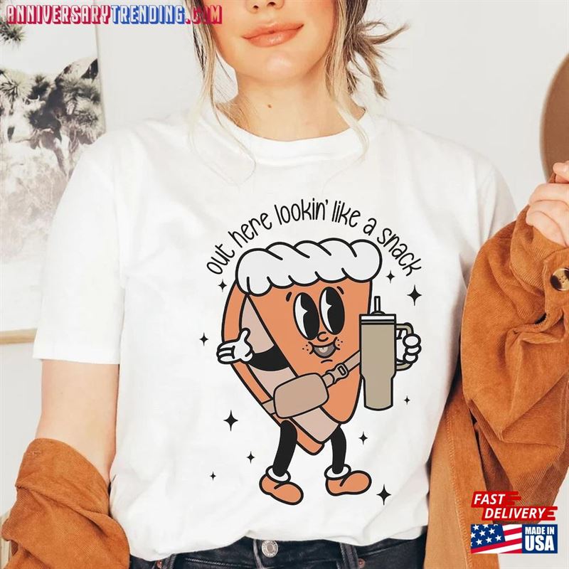 Funny Thanksgiving Tshirt Pumpkin Pie Shirt Womens Shirts Classic T-Shirt