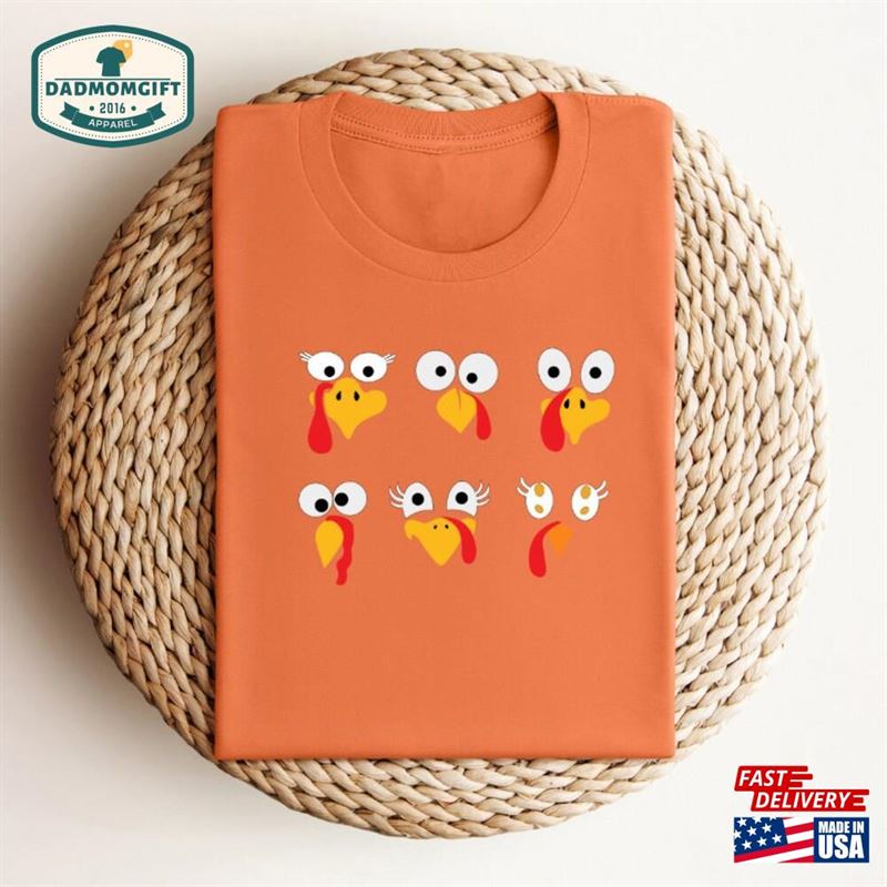 Funny Turkey Shirt For Thanksgiving Design T-Shirt Color Variations Hoodie Classic