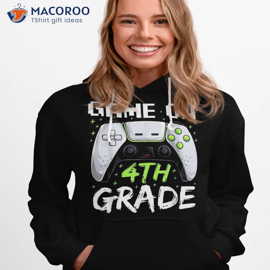 Game On 4th Grade Shirt, Funny Back To School Gamer Boys Shirt