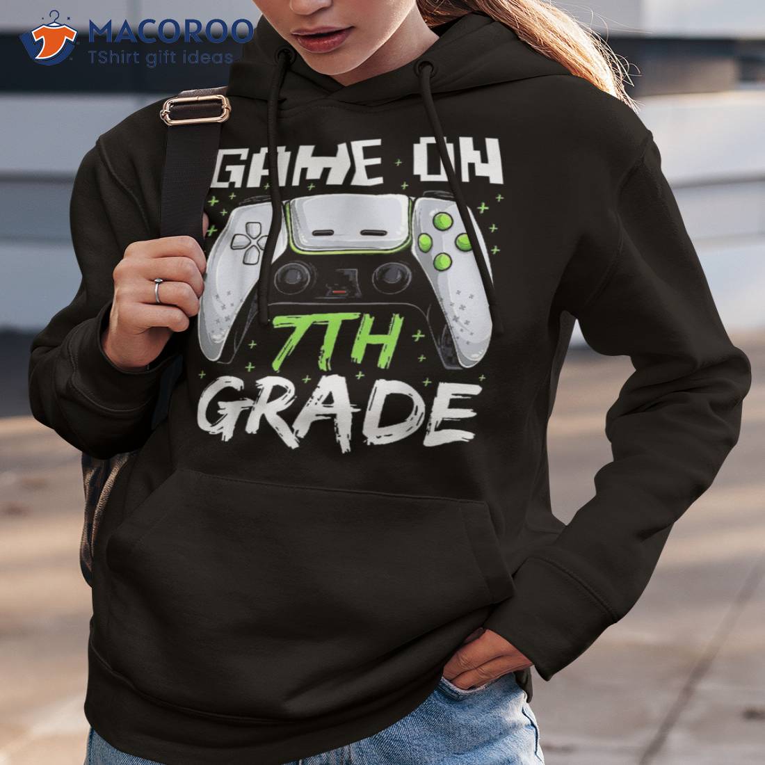 Game On 7th Grade Shirt, Funny Back To School Gamer Boys Shirt