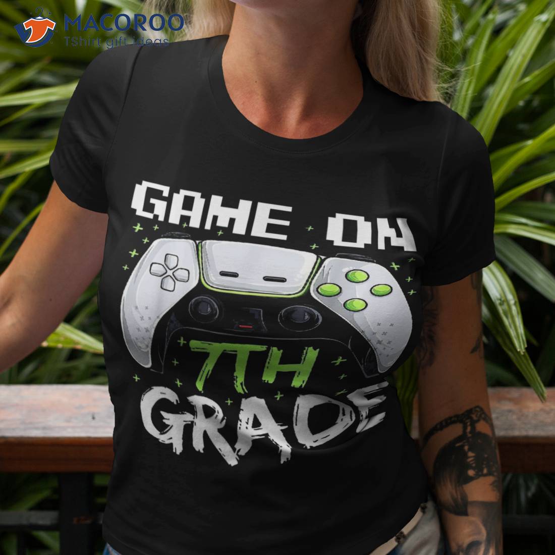 Game On 7th Grade Shirt, Funny Back To School Gamer Boys Shirt