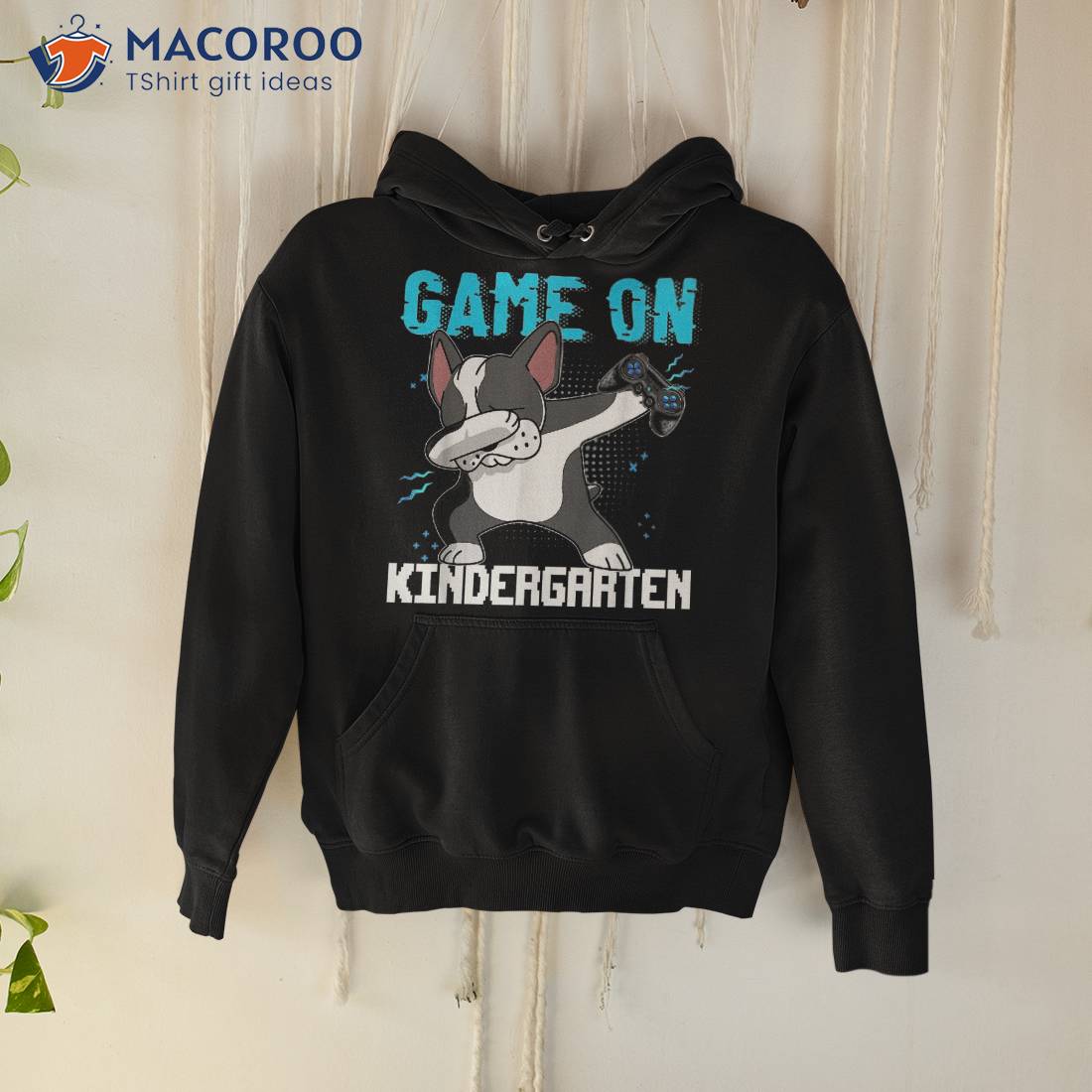 Game On Kindergarten French Bulldog Gamer Back To School Shirt