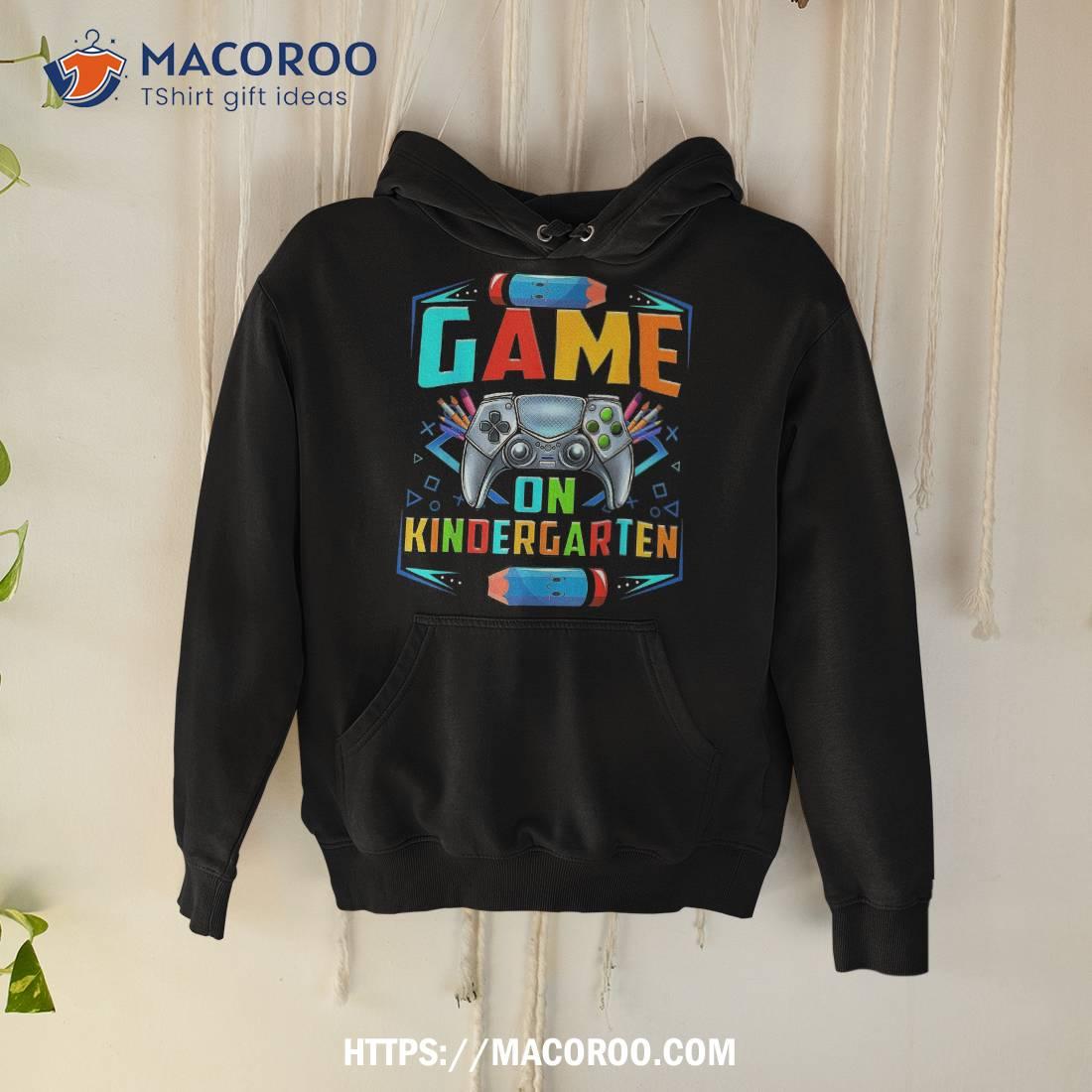 Game On Kindergarten Funny Back To School Video Games Boys Shirt