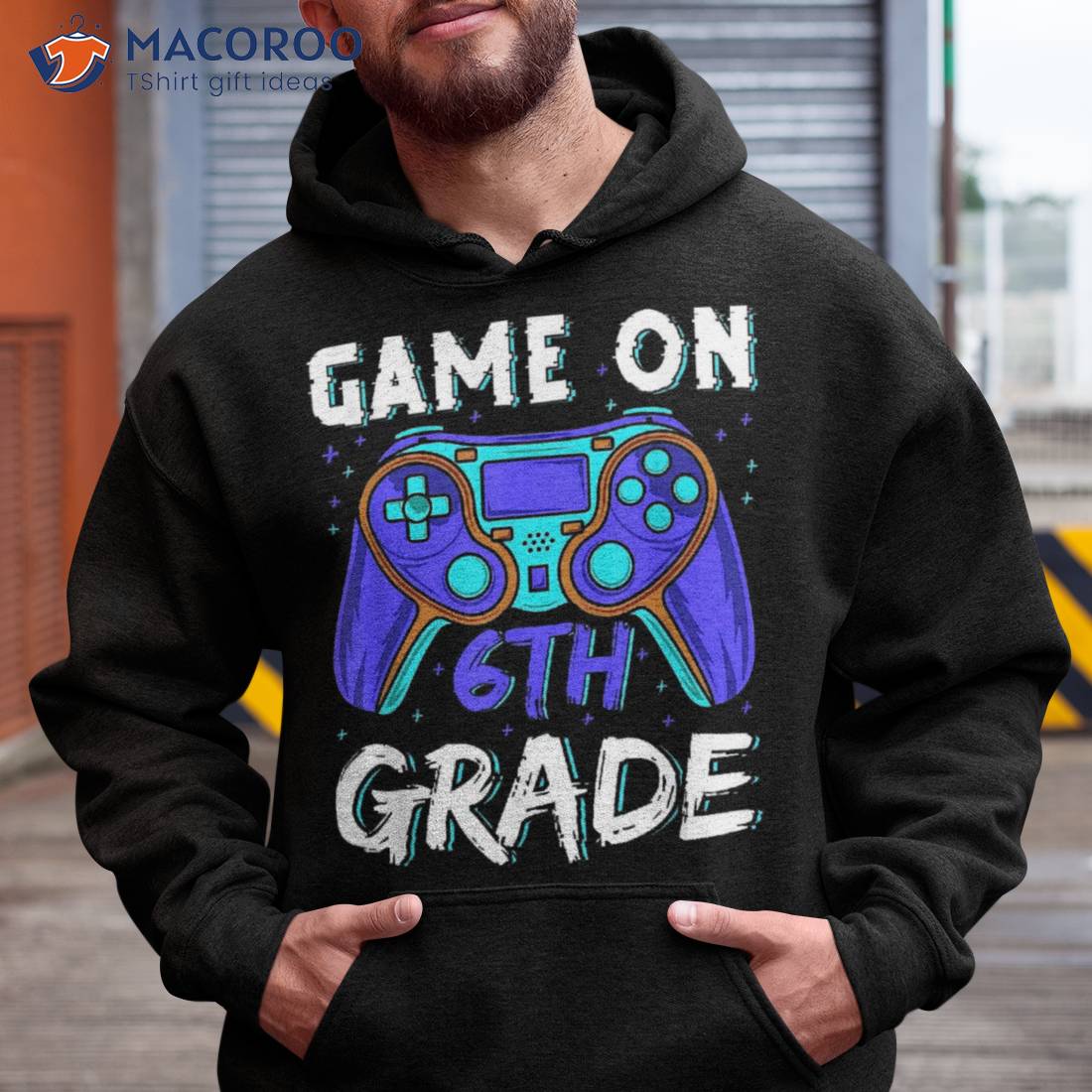 Game On Sixth Grade Back To School Funny Gamer Kids Boys Shirt