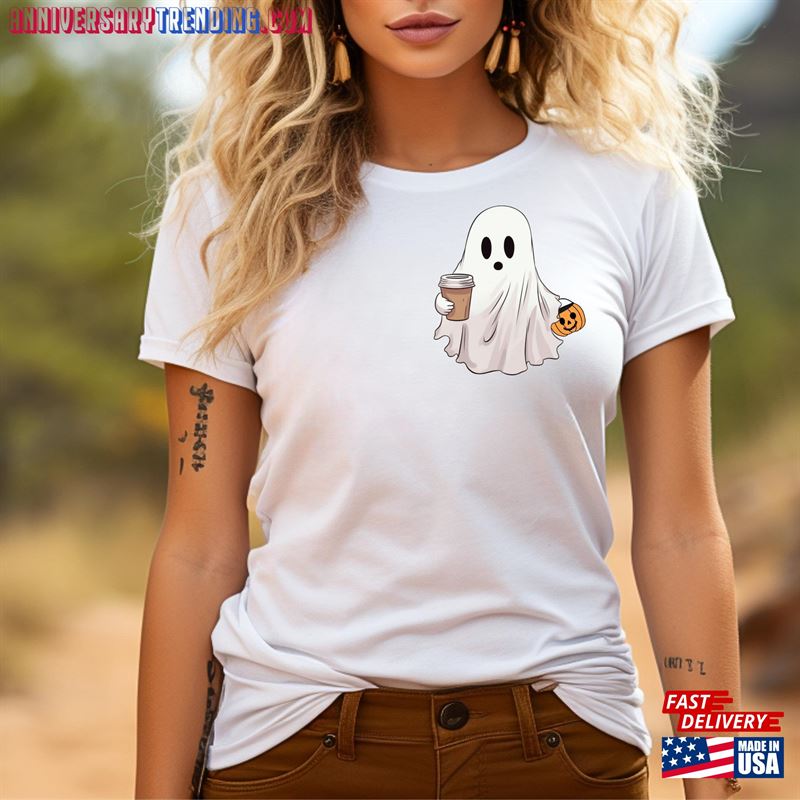 Ghost Coffee Pumpkin T-Shirt Sweatshirt