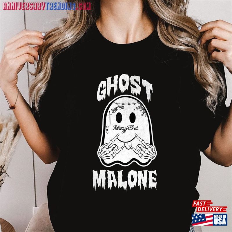 Ghost Malone Shirt Halloween Cute Sweat Unisex Hoodie