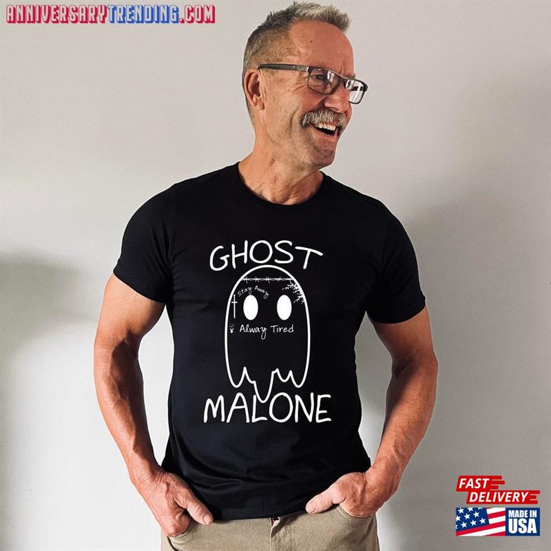 Ghost Malone Shirt Halloween Cute Unisex Classic