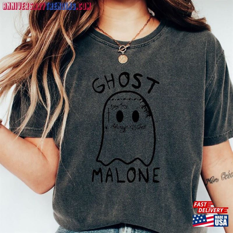 Ghost Malone Shirt Halloween T-Shirt Hoodie