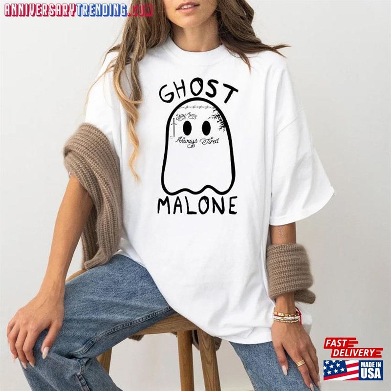 Ghost Malone Shirt Post Sweatshirt T-Shirt