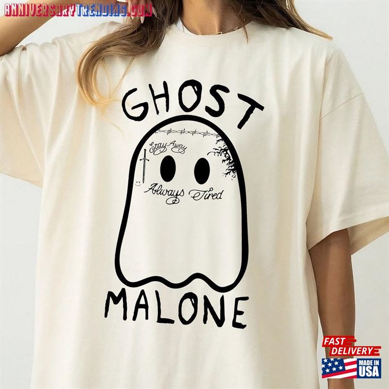 Ghost Malone Shirt Post Sweatshirt T-Shirt